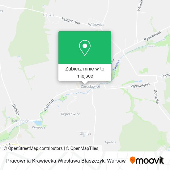 Mapa Pracownia Krawiecka Wiesława Błaszczyk