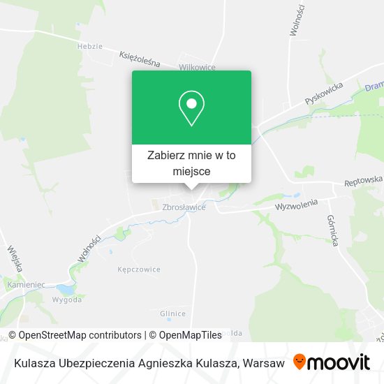 Mapa Kulasza Ubezpieczenia Agnieszka Kulasza