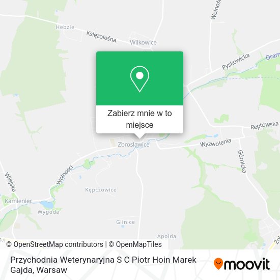 Mapa Przychodnia Weterynaryjna S C Piotr Hoin Marek Gajda