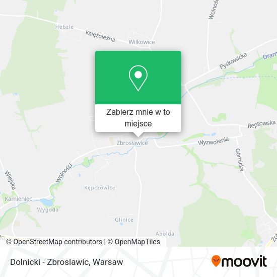 Mapa Dolnicki - Zbroslawic