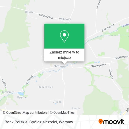 Mapa Bank Polskiej Spółdzielczości