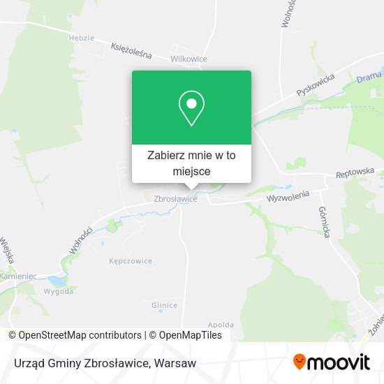 Mapa Urząd Gminy Zbrosławice