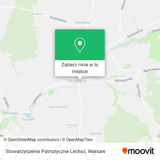 Mapa Stowarzyszenie Patriotyczne Lechici