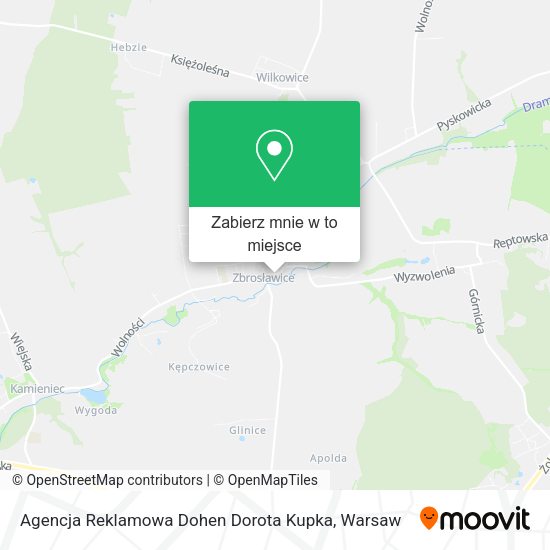 Mapa Agencja Reklamowa Dohen Dorota Kupka