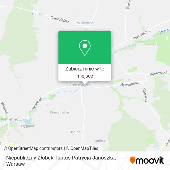 Mapa Niepubliczny Żłobek Tuptuś Patrycja Janoszka