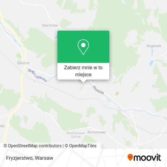 Mapa Fryzjerstwo