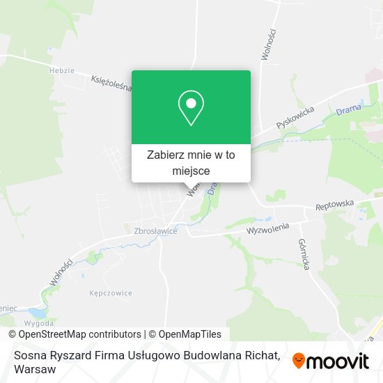 Mapa Sosna Ryszard Firma Usługowo Budowlana Richat