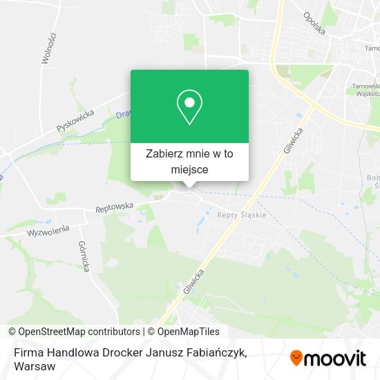 Mapa Firma Handlowa Drocker Janusz Fabiańczyk