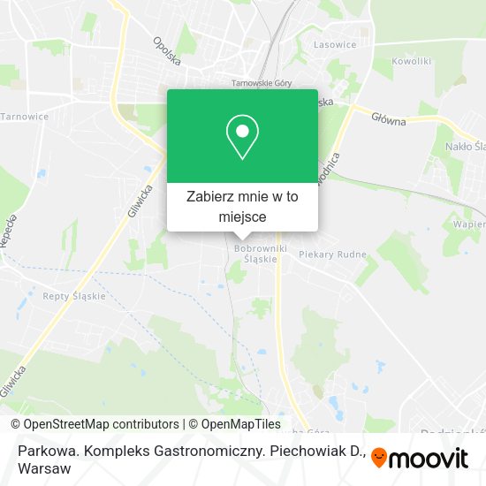 Mapa Parkowa. Kompleks Gastronomiczny. Piechowiak D.