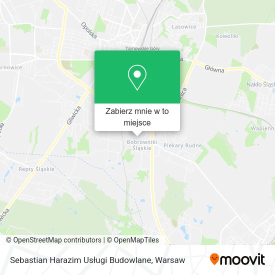 Mapa Sebastian Harazim Usługi Budowlane