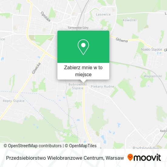 Mapa Przedsiebiorstwo Wielobranzowe Centrum