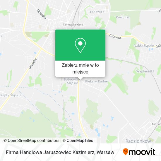 Mapa Firma Handlowa Jaruszowiec Kazimierz