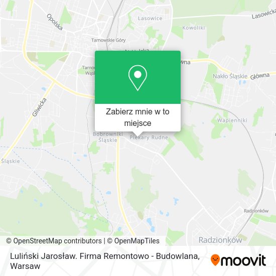 Mapa Luliński Jarosław. Firma Remontowo - Budowlana