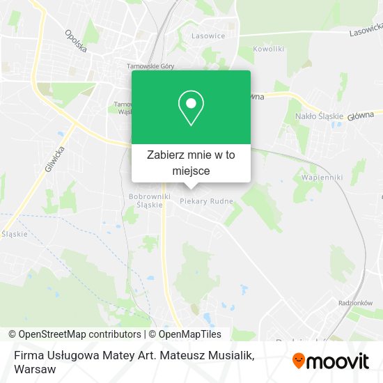 Mapa Firma Usługowa Matey Art. Mateusz Musialik