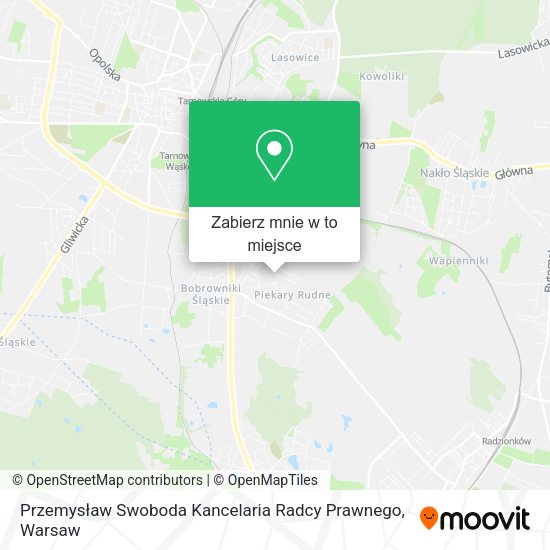 Mapa Przemysław Swoboda Kancelaria Radcy Prawnego