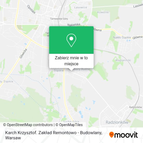 Mapa Karch Krzysztof. Zakład Remontowo - Budowlany