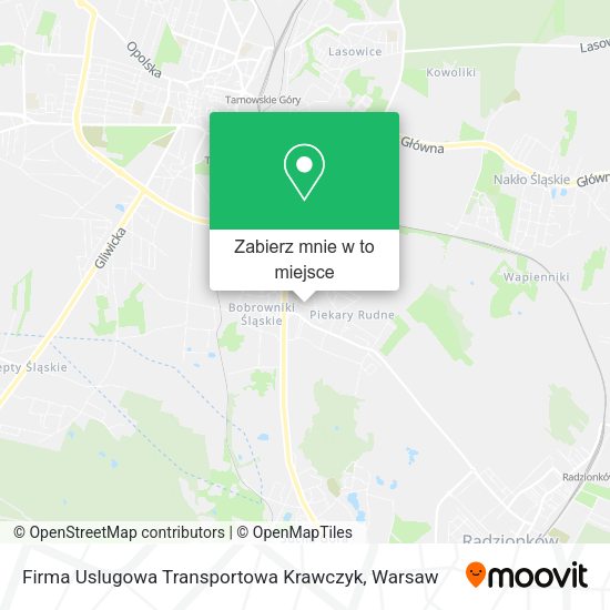 Mapa Firma Uslugowa Transportowa Krawczyk