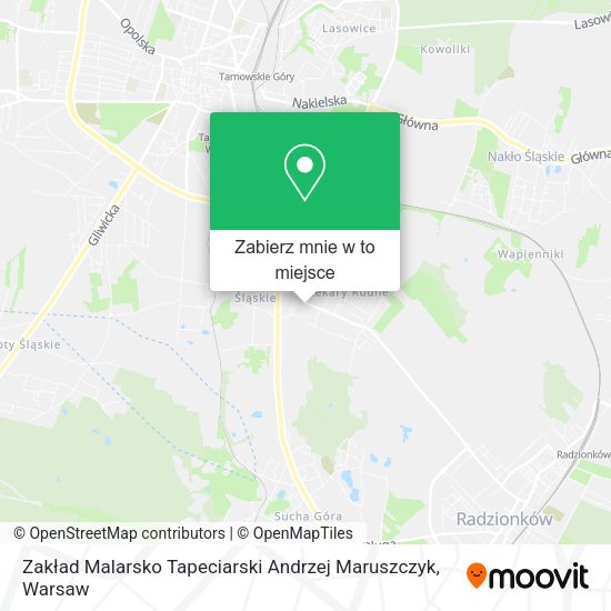 Mapa Zakład Malarsko Tapeciarski Andrzej Maruszczyk