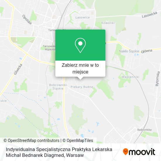 Mapa Indywidualna Specjalistyczna Praktyka Lekarska Michał Bednarek Diagmed