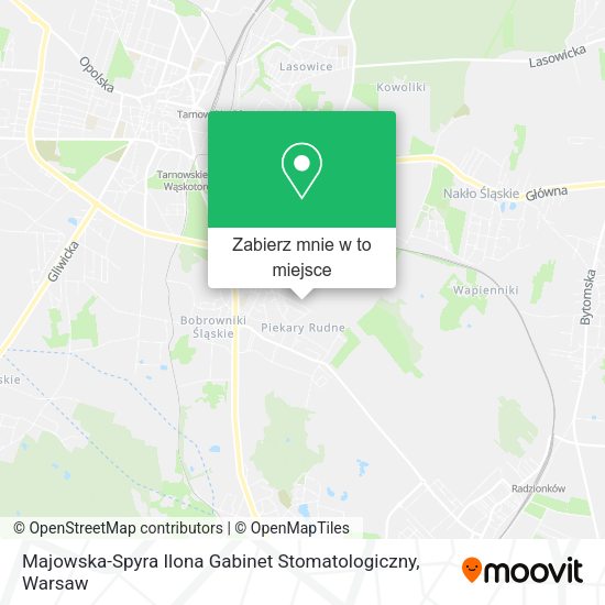 Mapa Majowska-Spyra Ilona Gabinet Stomatologiczny