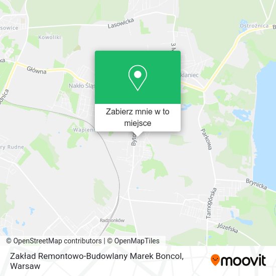 Mapa Zakład Remontowo-Budowlany Marek Boncol