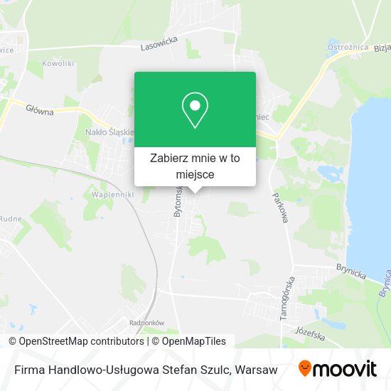 Mapa Firma Handlowo-Usługowa Stefan Szulc