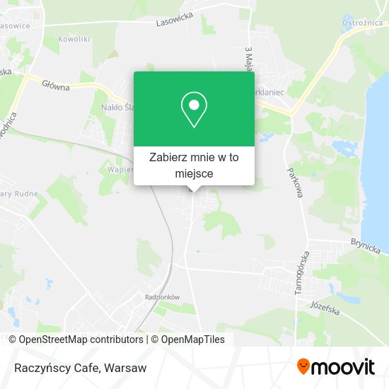 Mapa Raczyńscy Cafe