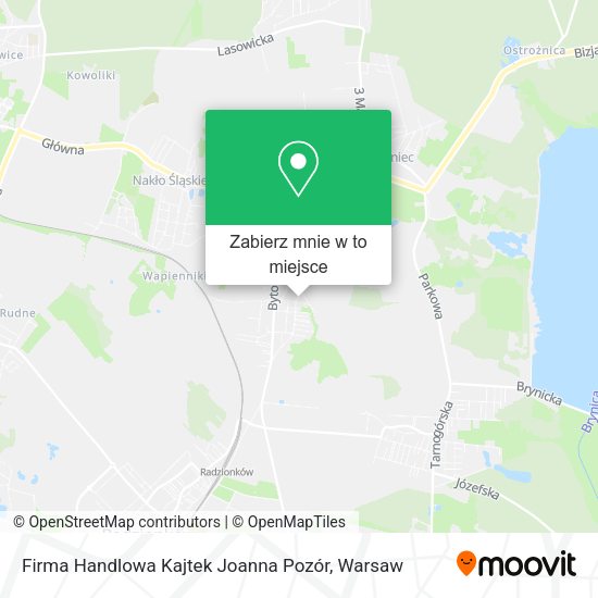 Mapa Firma Handlowa Kajtek Joanna Pozór