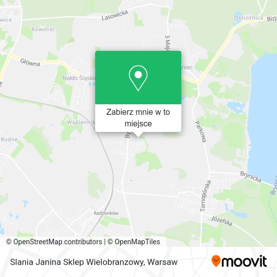 Mapa Slania Janina Sklep Wielobranzowy