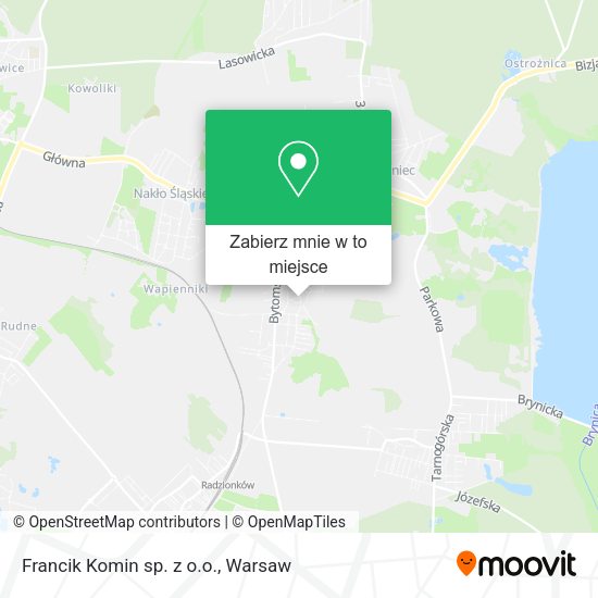 Mapa Francik Komin sp. z o.o.