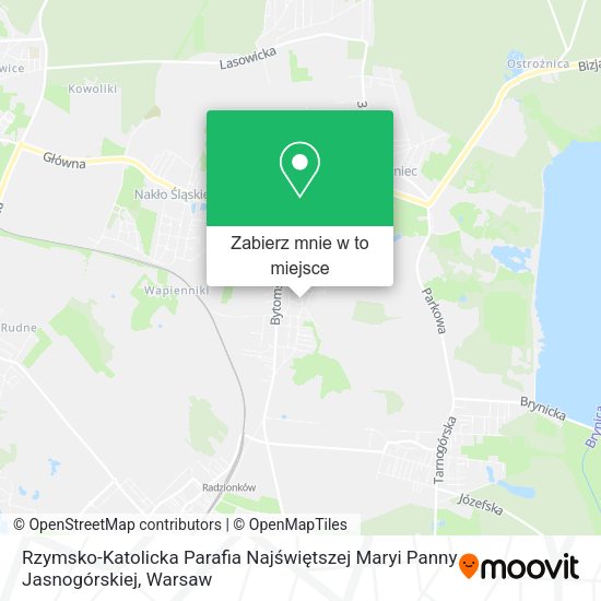 Mapa Rzymsko-Katolicka Parafia Najświętszej Maryi Panny Jasnogórskiej