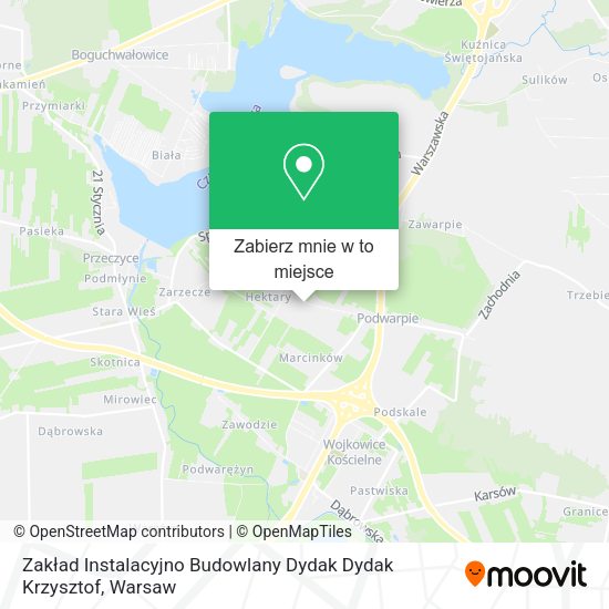 Mapa Zakład Instalacyjno Budowlany Dydak Dydak Krzysztof