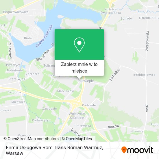 Mapa Firma Usługowa Rom Trans Roman Warmuz