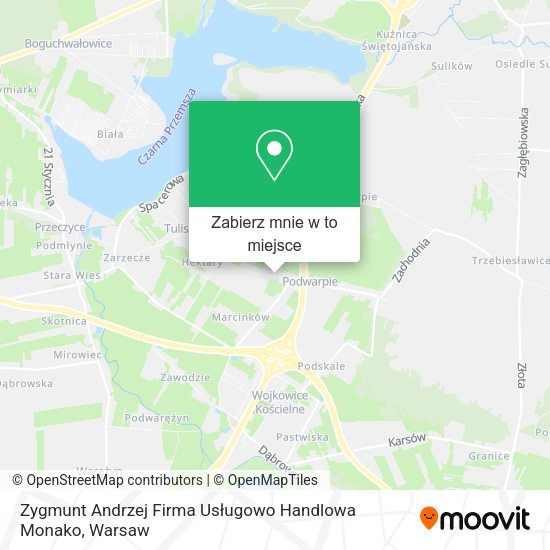 Mapa Zygmunt Andrzej Firma Usługowo Handlowa Monako