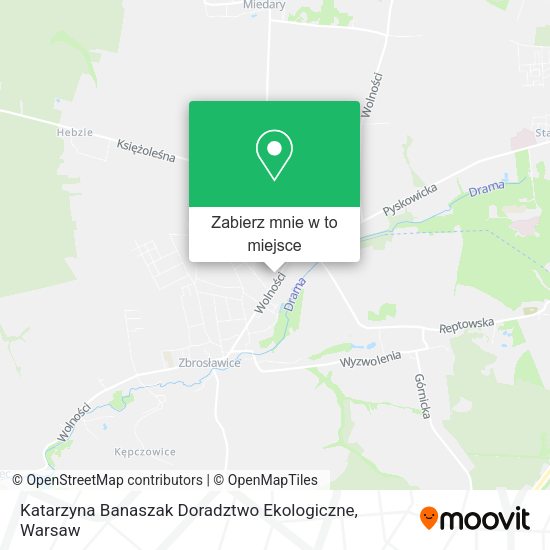 Mapa Katarzyna Banaszak Doradztwo Ekologiczne