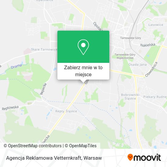 Mapa Agencja Reklamowa Vetternkraft