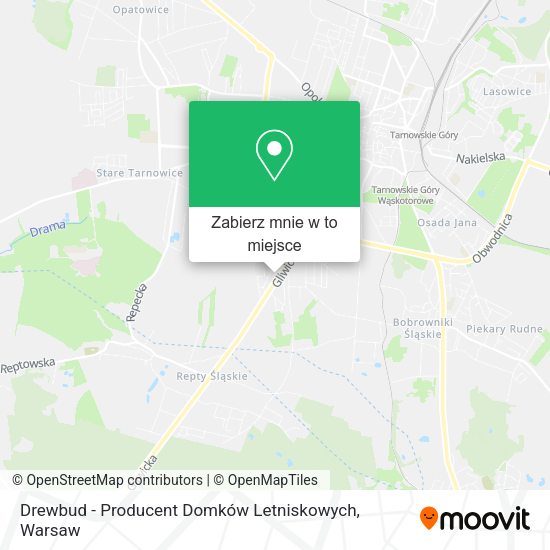 Mapa Drewbud - Producent Domków Letniskowych