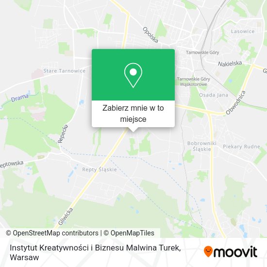 Mapa Instytut Kreatywności i Biznesu Malwina Turek