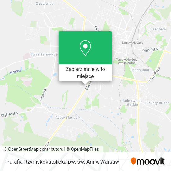 Mapa Parafia Rzymskokatolicka pw. św. Anny