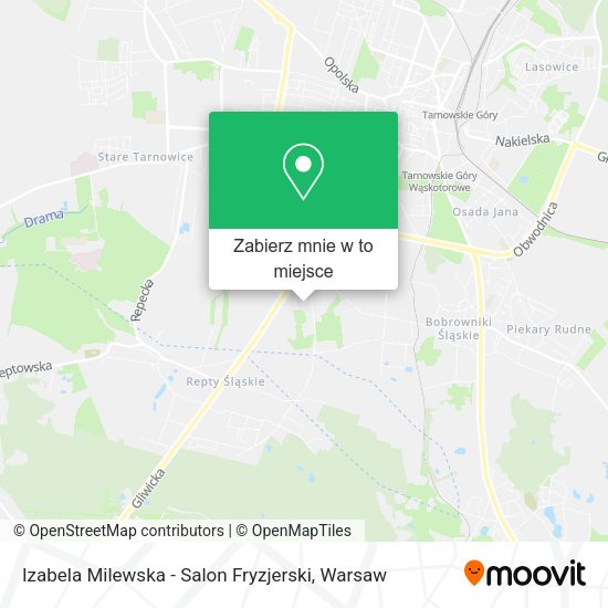 Mapa Izabela Milewska - Salon Fryzjerski