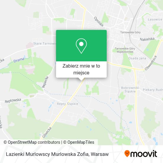 Mapa Lazienki Murlowscy Murlowska Zofia