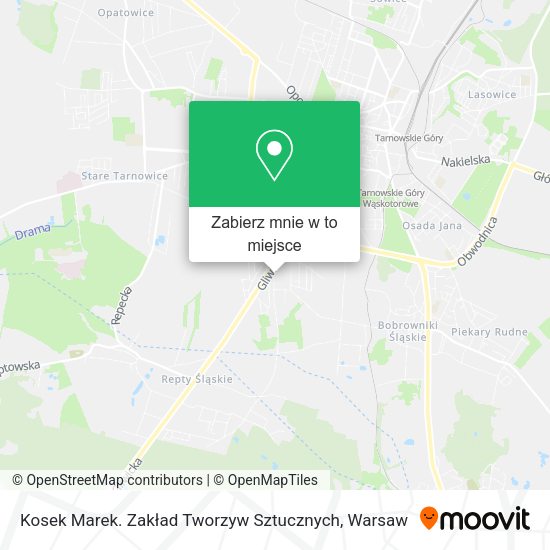 Mapa Kosek Marek. Zakład Tworzyw Sztucznych