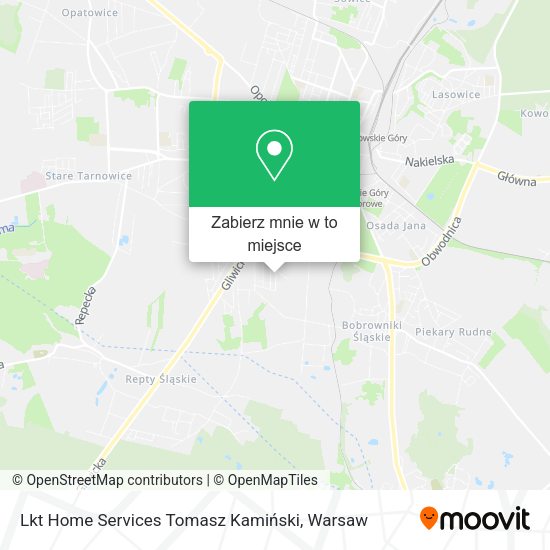 Mapa Lkt Home Services Tomasz Kamiński