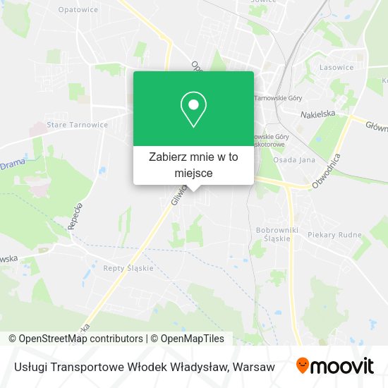 Mapa Usługi Transportowe Włodek Władysław