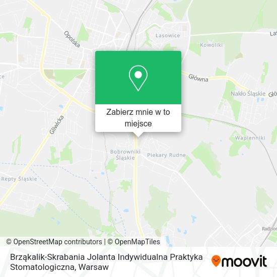 Mapa Brząkalik-Skrabania Jolanta Indywidualna Praktyka Stomatologiczna