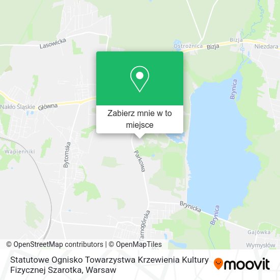 Mapa Statutowe Ognisko Towarzystwa Krzewienia Kultury Fizycznej Szarotka