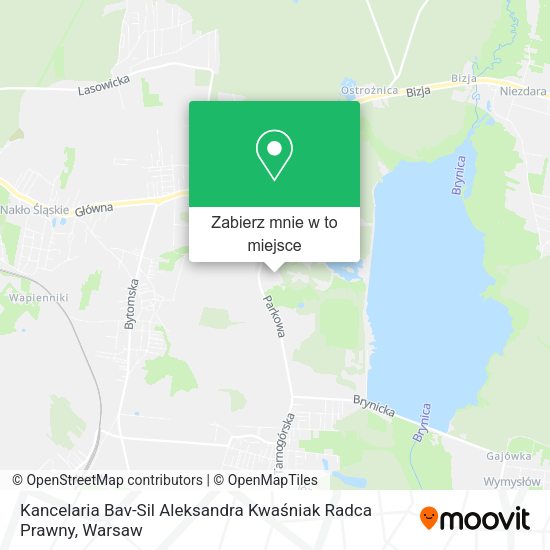 Mapa Kancelaria Bav-Sil Aleksandra Kwaśniak Radca Prawny