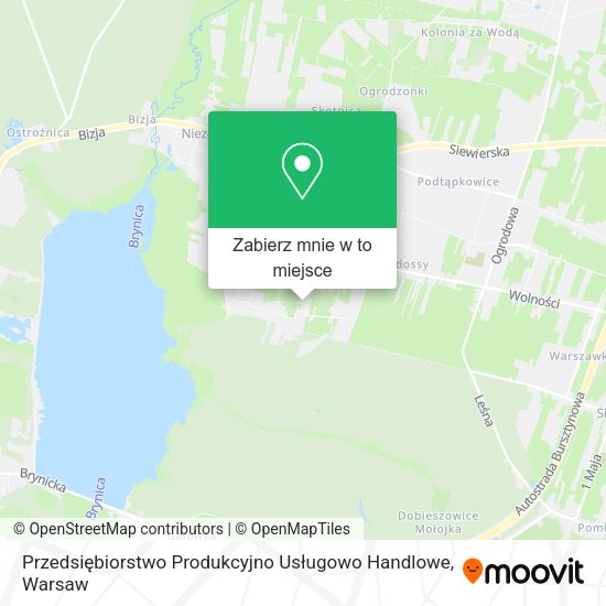 Mapa Przedsiębiorstwo Produkcyjno Usługowo Handlowe