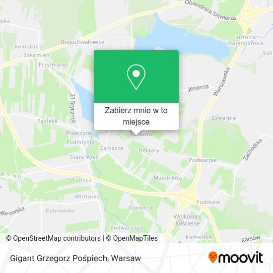 Mapa Gigant Grzegorz Pośpiech