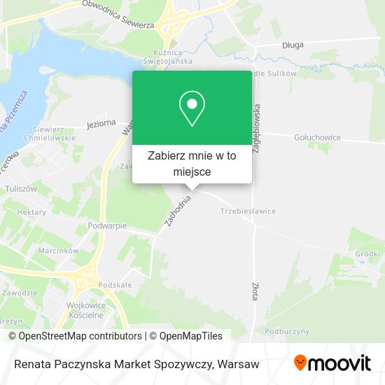 Mapa Renata Paczynska Market Spozywczy